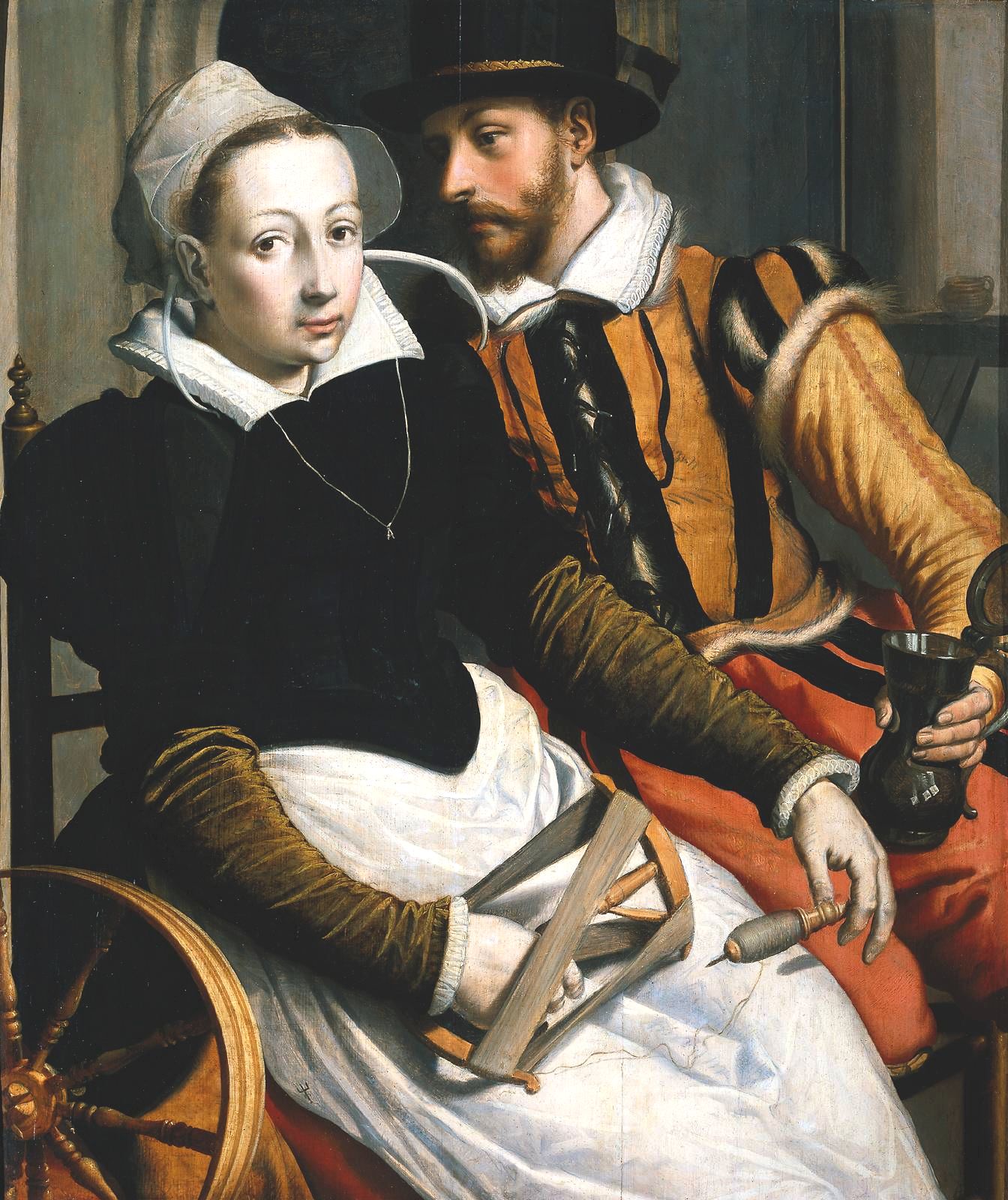 Man And Woman by Pieter Pietersz, c.1570